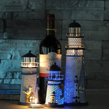 Load image into Gallery viewer, Creative Decorative Wrought Iron Flash Tower LED Night Light, Small 14cm, Medium 19cm, Large 30cm