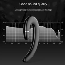 Load image into Gallery viewer, ET Bluetooth Earphone Wireless Headset Handsfree Ear Hook Waterproof Noise Reduction Earphone with Mic for Android IPhone