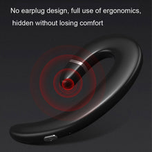 Load image into Gallery viewer, ET Bluetooth Earphone Wireless Headset Handsfree Ear Hook Waterproof Noise Reduction Earphone with Mic for Android IPhone