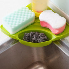 Load image into Gallery viewer, Practical Kitchen Sink Corner Storage Rack Sponge Holder Wall Mounted Tray