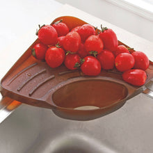 Load image into Gallery viewer, Practical Kitchen Sink Corner Storage Rack Sponge Holder Wall Mounted Tray