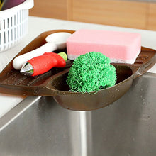 Load image into Gallery viewer, Practical Kitchen Sink Corner Storage Rack Sponge Holder Wall Mounted Tray
