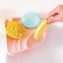Load image into Gallery viewer, Practical Kitchen Sink Corner Storage Rack Sponge Holder Wall Mounted Tray