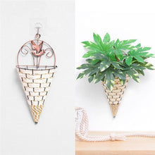 Load image into Gallery viewer, Wall Wicker Hanging Rttan Vase Basket Farm Decoration, Random Color Delivery, Hanging Rttan Vase
