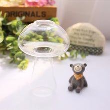 Load image into Gallery viewer, Mushroom Shaped Glass Vase Terrarium Bottle Container Flower Home Table Decoration