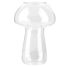 Load image into Gallery viewer, Mushroom Shaped Glass Vase Terrarium Bottle Container Flower Home Table Decoration