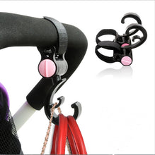 Load image into Gallery viewer, 2 PCS/LOT Baby Stroller Accessories Hook Multifunction Baby Stroller Black Plastic Hook, Plastic Hook(Pink), Plastic Hook(Yellow)