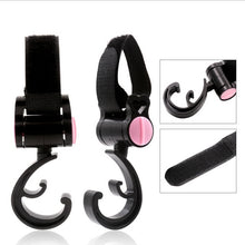 Load image into Gallery viewer, 2 PCS/LOT Baby Stroller Accessories Hook Multifunction Baby Stroller Black Plastic Hook, Plastic Hook(Pink), Plastic Hook(Yellow)