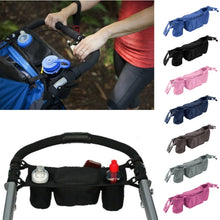 Load image into Gallery viewer, Baby Stroller Organizer Baby Prams Carriage Bottle Cup Holder Bag for Pram Buggy Baby Stroller Accessories