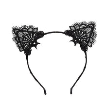 Load image into Gallery viewer, Women Lace Lovely Cat Ear Hairband Head Chain