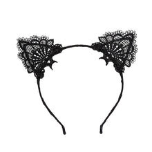 Load image into Gallery viewer, Women Lace Lovely Cat Ear Hairband Head Chain