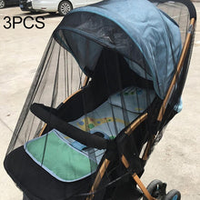 Load image into Gallery viewer, 3 PCS 150cm Baby Pushchair Mosquito Insect Shield Net Safe Infants Protection Mesh Stroller Accessories Mosquito Net