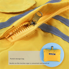 Load image into Gallery viewer, Foldable Reflective Stripe Hooded Pet Raincoat Dog Waterproof Clothing, S, M, L, XL, XXL
