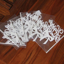 Load image into Gallery viewer, 10 PCS Carving Cake Dessert Insert Party Decoration