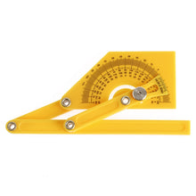 Load image into Gallery viewer, Template Tool Protractor Instrument Measuring Arm Ruler 180 Degree Woodworking Ruler, 180 Degree Ruler