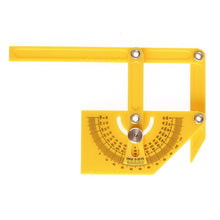 Load image into Gallery viewer, Template Tool Protractor Instrument Measuring Arm Ruler 180 Degree Woodworking Ruler, 180 Degree Ruler