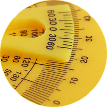 Load image into Gallery viewer, Template Tool Protractor Instrument Measuring Arm Ruler 180 Degree Woodworking Ruler, 180 Degree Ruler