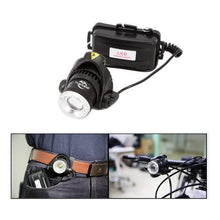Load image into Gallery viewer, T6 Zoomable Strong Light LED Torch Flashlight Headlamp for Fishing, Camping