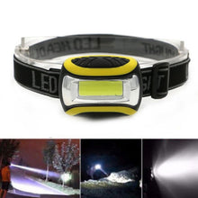 Load image into Gallery viewer, Outdoor Head lamp COB LED Headlamp Flashlight 3 Mode Head Light Headlight Linterna Frontal Torch For Bicycle Fishing Light