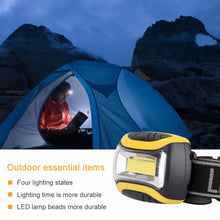 Load image into Gallery viewer, Outdoor Head lamp COB LED Headlamp Flashlight 3 Mode Head Light Headlight Linterna Frontal Torch For Bicycle Fishing Light