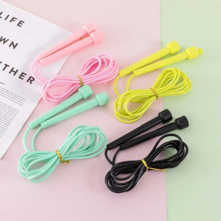 2 PCS Pen Handle Shaped Small Handle Rubber Skipping Rope for Fitness