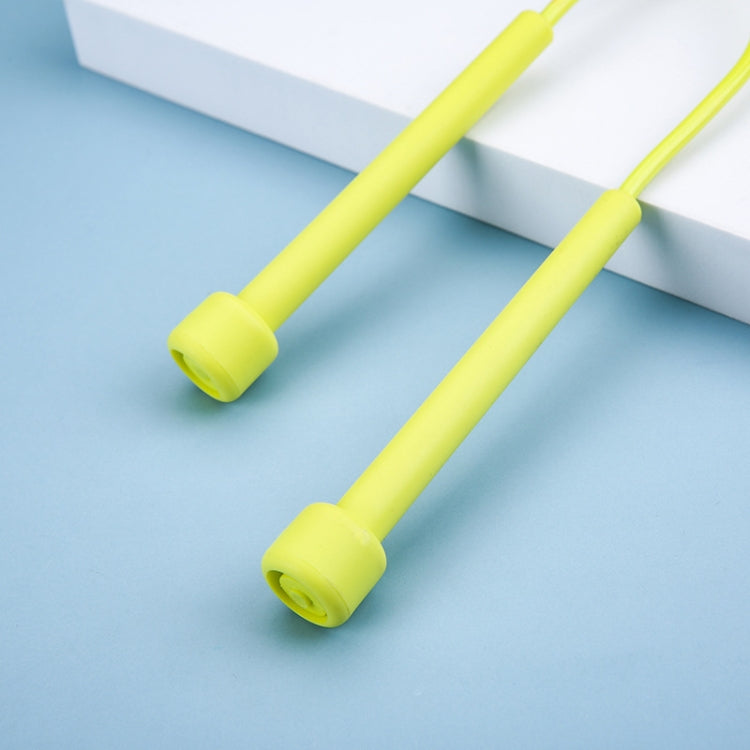 2 PCS Pen Handle Shaped Small Handle Rubber Skipping Rope for Fitness