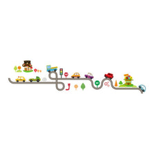 Load image into Gallery viewer, Cartoon Track Car Children Bedroom Wall Stickers Decorative Green Wall Stickers, ZY082, ZY083