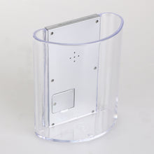 Load image into Gallery viewer, Transparent Desk Clock Pencil Holder Removable Desktop Table Digital Clock