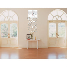 Load image into Gallery viewer, Mirror Clock Personality Wall Clock Three-dimensional Wall Decoration Mosaic Wall Clock