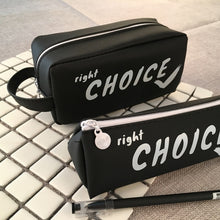 Load image into Gallery viewer, Large Black Letter Creative Silicone Pen Box Pencilcase School Stationery Supplies