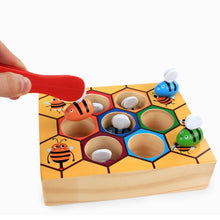 Load image into Gallery viewer, Wooden Beehive Games Montessori Early Childhood Education Color Cognition Toy