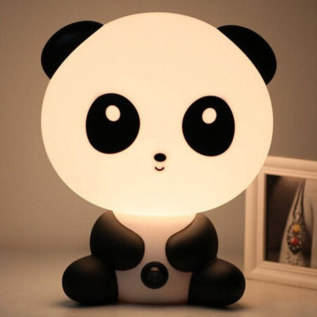 Baby Bedroom Lamps Night Light Cartoon Pets Pvc Plastic Sleep Led Kid Lamp Bulb, Panda US, Dog US, Panda EU, Dog EU, Rabbit US, Bear US, Rabbit EU, Bear EU, US, EU