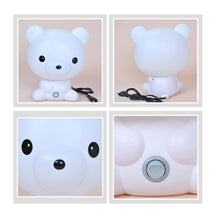 Load image into Gallery viewer, Baby Bedroom Lamps Night Light Cartoon Pets Pvc Plastic Sleep Led Kid Lamp Bulb, US, EU