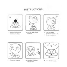 Load image into Gallery viewer, Baby Bedroom Lamps Night Light Cartoon Pets Pvc Plastic Sleep Led Kid Lamp Bulb, US, EU