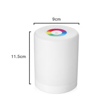 Load image into Gallery viewer, LED Touch Control Induction Dimmer Lamp Smart Dimmable RGB Color Change Rechargeable Bedside Night Light
