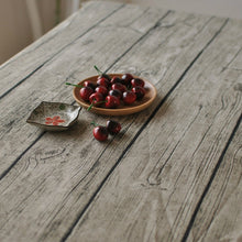 Load image into Gallery viewer, Vintage Popular Table Cloth Linen Rectangular Tablecloth Wooden Grain Dustproof Restaurant Table Cover, 50x70cm, 70x70cm, 90x90cm, 100x140cm, 140x140cm, 140x180cm, 140x200cm, 140x220cm