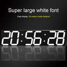 Load image into Gallery viewer, Multifunctional LED Wall Clock Creative Digital Clock, Hollow Remote Control, Sealed Box Remote Control