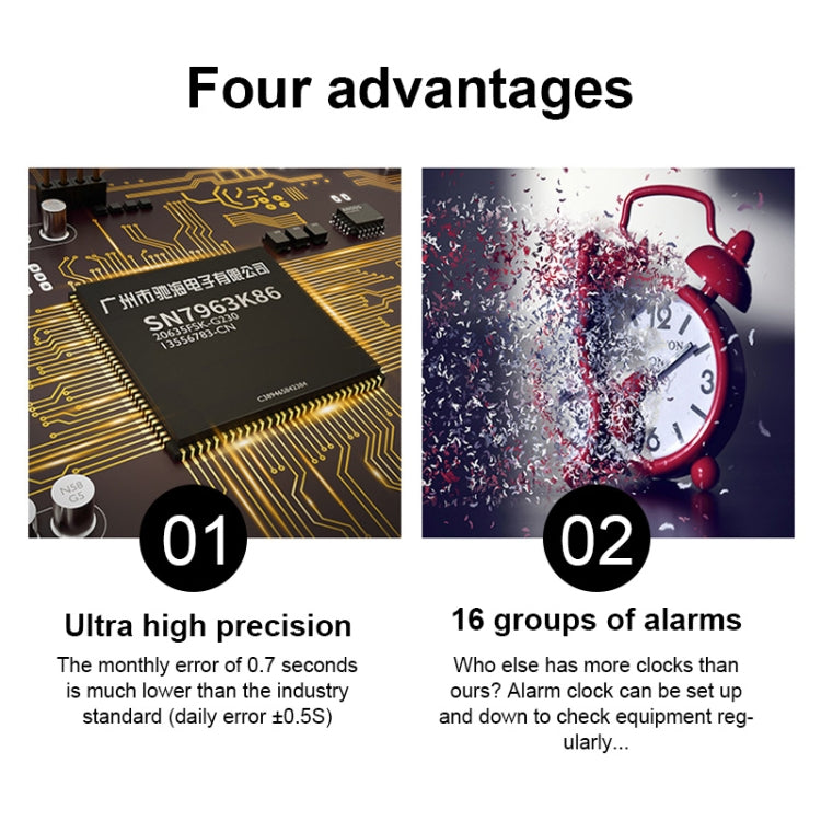Multifunctional LED Wall Clock Creative Digital Clock, Hollow Remote Control, Sealed Box Remote Control