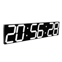 Load image into Gallery viewer, Multifunctional LED Wall Clock Creative Digital Clock, Hollow Remote Control, Sealed Box Remote Control