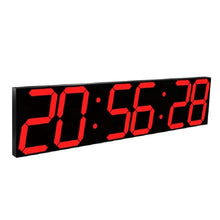 Load image into Gallery viewer, Multifunctional LED Wall Clock Creative Digital Clock, Hollow Remote Control, Sealed Box Remote Control