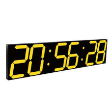 Load image into Gallery viewer, Multifunctional LED Wall Clock Creative Digital Clock, Hollow Remote Control, Sealed Box Remote Control