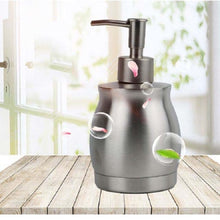 Load image into Gallery viewer, Stainless Steel Lotion Bottle Hand Soap Dispenser Hand Sanitizer Bottle, 390ml