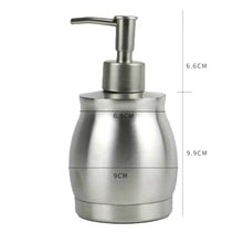 Load image into Gallery viewer, Stainless Steel Lotion Bottle Hand Soap Dispenser Hand Sanitizer Bottle, 390ml