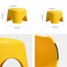 Load image into Gallery viewer, Children Stool Home Living Room Triangle Small Stool Anti-skid Short Plastic Stool, Small, Large