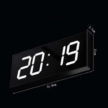 Load image into Gallery viewer, LED Large Screen Digital Electronic Clock Remote Control Double-sided Wall Clock