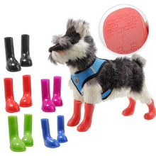 Load image into Gallery viewer, 4 PCS/Set Pet Rain Boots Waterproof Non-slip Dog Shoes, S, M, L