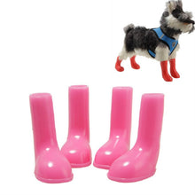 Load image into Gallery viewer, 4 PCS/Set Pet Rain Boots Waterproof Non-slip Dog Shoes, S, M, L