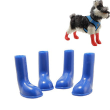 Load image into Gallery viewer, 4 PCS/Set Pet Rain Boots Waterproof Non-slip Dog Shoes, S, M, L