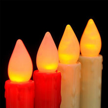 Load image into Gallery viewer, 2 PCS Artificial Long Candle Light Plastic Electronic Candle
