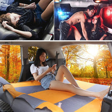 Load image into Gallery viewer, 5cm Thick Inflatable Automatic SUV Car Inflatable Bed Travel Car Outdoor Air Mattress Bed Car Auto Sources Bed Travel Bed, Orange, Blue